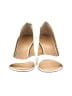 FURLA 100% Leather Solid Color Block Ivory Wedges Size EU 37 - photo 2