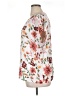 Halogen 100% Polyester Floral White Short Sleeve Blouse Size XL - photo 5