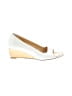 FURLA 100% Leather Solid Color Block Ivory Wedges Size EU 37 - photo 1