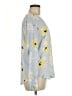 Ann Taylor Floral Gray Long Sleeve Blouse Size M - photo 4