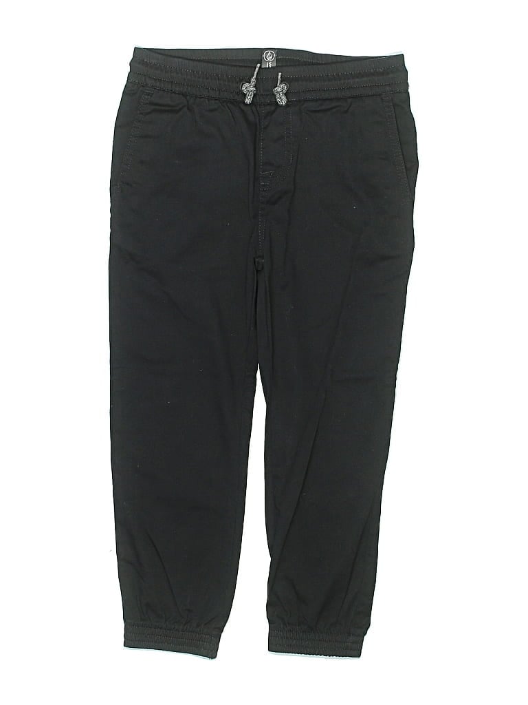 Pre-owned Volcom Kids' Casual Pants In Black