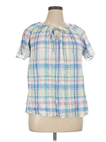 Croft & Barrow Short Sleeve Blouse (view 1)
