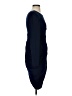 MIKAEL AGHAL 100% Polyester Solid Blue Cocktail Dress Size 2 - photo 4
