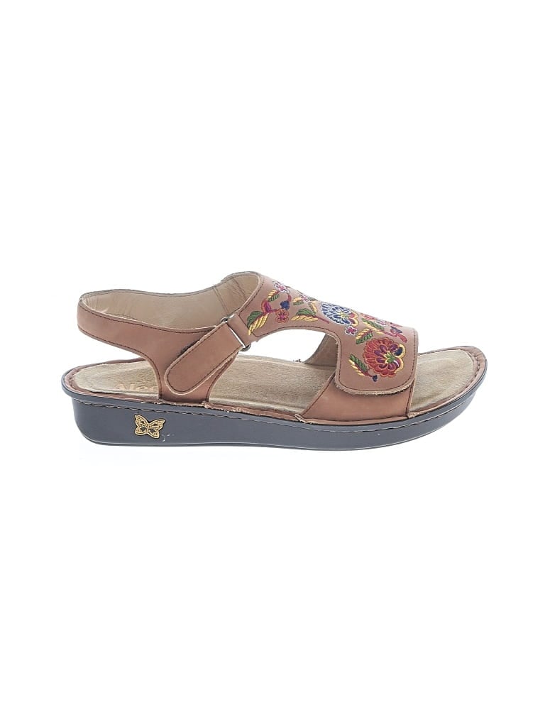 Pre-owned Alegria Sandals In Tan