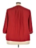 Not Your Daughter's Jeans Red 3/4 Sleeve Blouse Size 2X - photo 2