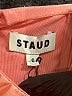 STAUD 100% Silk Orange Cocktail Dress Size 6 - photo 4