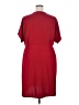 Bobeau Solid Red Casual Dress Size 2X - photo 2