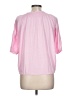 Simple Flavor Pink Short Sleeve Blouse Size L - photo 2