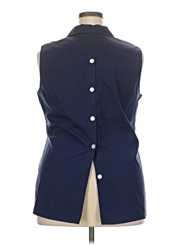 Foxcroft Sleeveless Button-Down Shirt (view 2)