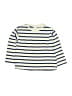 Zara Stripes Ivory 3/4 Sleeve T-Shirt Size 4 - photo 1