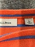 L.L.Bean 100% Cotton Orange Pullover Sweater Size L - photo 7
