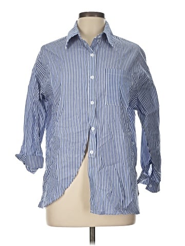 Unbranded Long Sleeve Button-Down Shirt (view 1)