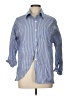 Unbranded Stripes Blue Long Sleeve Button-Down Shirt Size L - photo 1