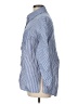 Unbranded Stripes Blue Long Sleeve Button-Down Shirt Size L - photo 5