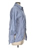 Unbranded Stripes Blue Long Sleeve Button-Down Shirt Size L - photo 4