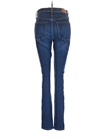 Madewell Tall 9" Mid-Rise Skinny Jeans in Julie Wash: Button-Front TENCEL&trade; Denim Edition (view 2)