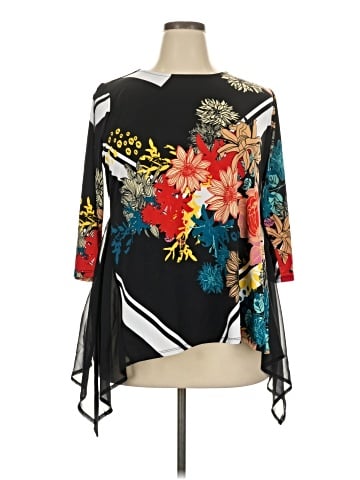 Sunny Leigh 3/4 Sleeve Blouse (view 1)