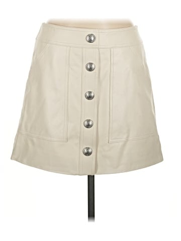 Veronica Beard Faux Leather Skirt (view 1)
