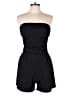 Cider Solid Black Romper Size L - photo 1