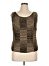 Xscape Brown Tank Top Size 1X - photo 1