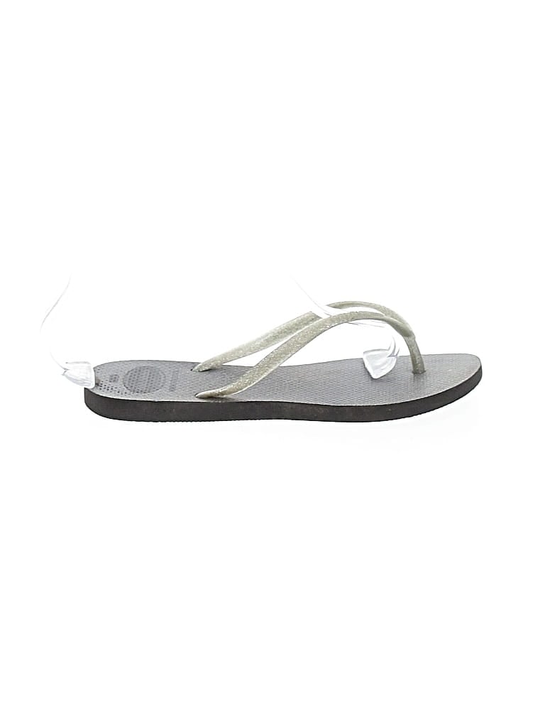 Pre-owned Havaianas Flip Flops In Gray