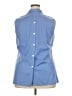 Foxcroft Blue Sleeveless Button-Down Shirt Size 18 - photo 2