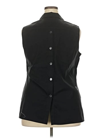 Foxcroft Sleeveless Button-Down Shirt (view 2)