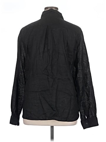 Garnet Hill Long Sleeve Button-Down Shirt (view 2)