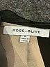 Rose + Olive 100% Polyester Black Sleeveless Blouse Size M - photo 7