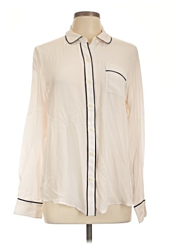 C. Wonder Long Sleeve Silk Top (view 1)