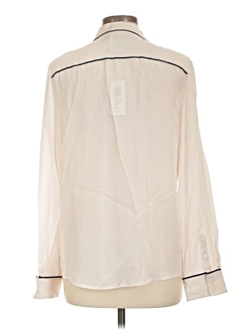 C. Wonder Long Sleeve Silk Top (view 2)