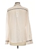 C. Wonder 100% Silk Ivory Long Sleeve Silk Top Size L - photo 2