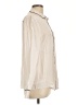 C. Wonder 100% Silk Ivory Long Sleeve Silk Top Size L - photo 4