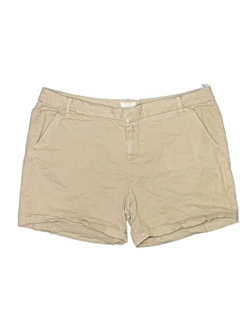 Caslon Khaki Shorts (view 1)