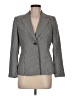 Le Suit 100% Polyester Chevron-herringbone Gray Blazer Size 6 Petite - photo 1