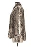 Chico's Animal Print Gold Coat Size L - photo 5