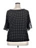 Adrienne Vittadini Polka Dots Black 3/4 Sleeve Blouse Size 3X - photo 2
