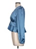 1.State 100% Polyester Blue 3/4 Sleeve Blouse Size L - photo 5