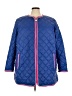 Dennis by Dennis Basso 100% Polyester Argyle Blue Jacket Size 3X - photo 1