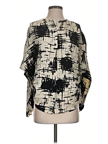 St. John 3/4 Sleeve Silk Top (view 1)