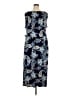 Robbie Bee Paisley Blue Casual Dress Size 3X - photo 2