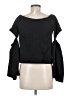 Re:named Black Long Sleeve Top Size M - photo 2