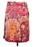 Etcetera 100% Silk Paisley Red Silk Skirt Size 4 - photo 2