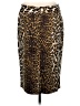 Grace Elements Animal Print Brown Casual Skirt Size 8 - photo 2