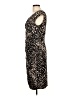 Chaps Animal Print Black Cocktail Dress Size L - photo 5