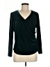 Soft Surroundings Teal Long Sleeve Top Size M (petite) - photo 1