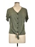 Weatherproof Green Short Sleeve Top Size L - photo 1