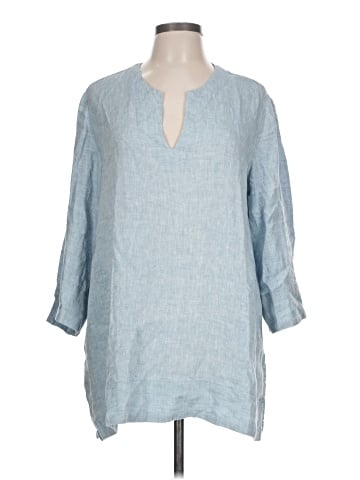 Lands' End 3/4 Sleeve Blouse (view 1)