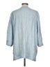 Lands' End 100% Linen Blue 3/4 Sleeve Blouse Size L (petite) - photo 2