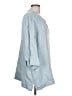 Lands' End 100% Linen Blue 3/4 Sleeve Blouse Size L (petite) - photo 4